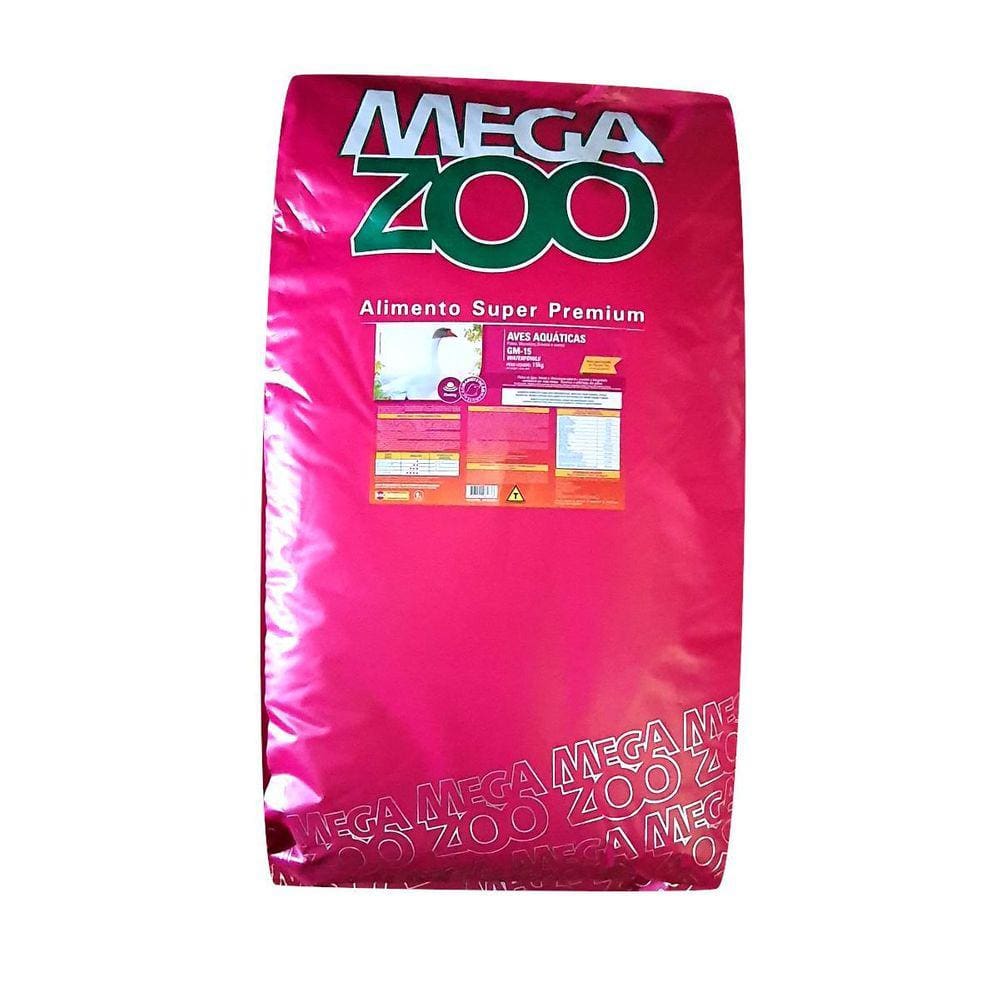 Ração Megazoo Aves Aquáticas Manutenção   Gm15  15Kg