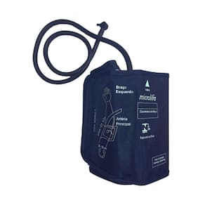 Braçadeira Aparelho De Pressão Azul Tam M 22-32Cm Microlife