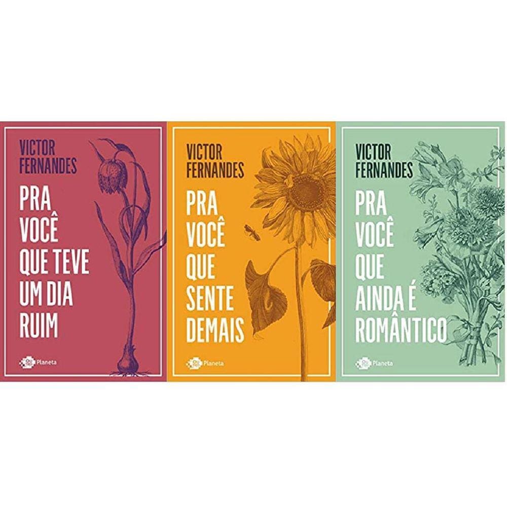 Kit 3 Livros Victor Fernandes Pra Você Que Teve Um Dia Ruim
