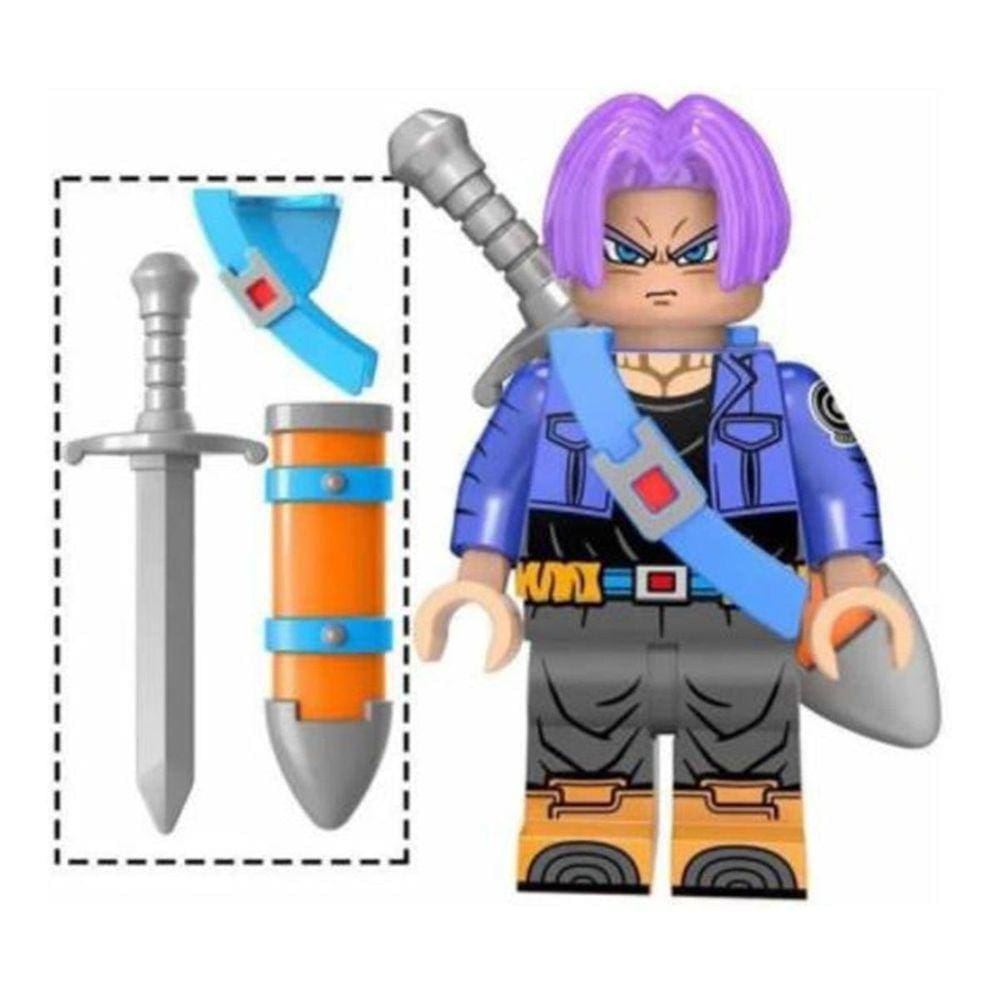 Boneco Blocos De Montar Dragon Ball Trunks
