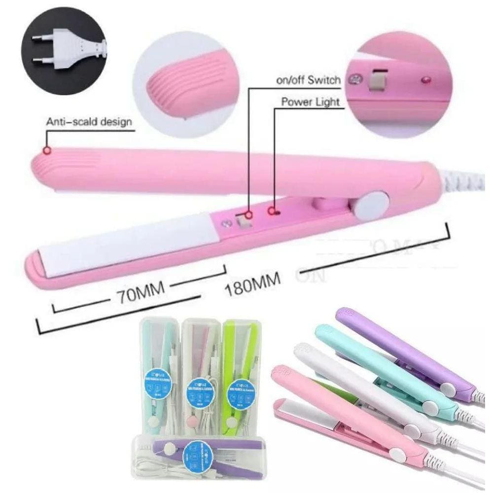 Mini Chapinha De Bolsa Prancha Portátil Bivolt