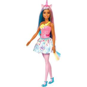 Barbie Fantasy Boneca Unicórnio Rosa Hgr21