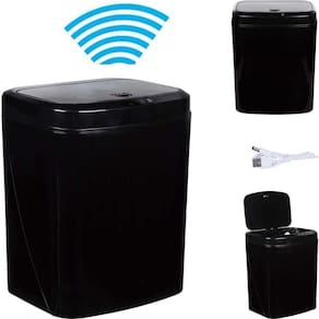 Lixeira Automática Sensor Cozinha Banheiro Sala 16 Litros