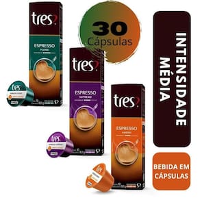 30 Capsulas Tres Corações Pleno + Supremo + Ameno