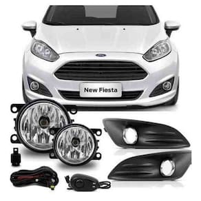 Kit Farol Milha New Fiesta 2014/2016 Mold Cromada Bt Univer