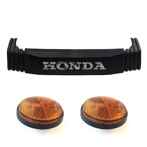 Emblema Frontal + Olho De Gato Cg 125 Ml 125 83/89 Cromado