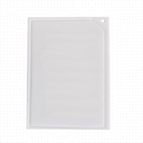 Tabua Corte Canaleta Polietileno - Branca 60 X 40 - Especial