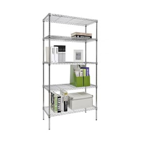 Estante Aço 5 Prateleiras Cromada Aramada 150 Cm