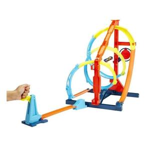 Hot Wheels Track Builder Pista Lançador com Looping Ajustável -  Mattel