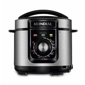 Panela Elétrica De Pressão 220V Preto/Inox