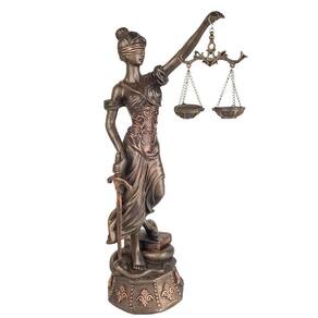 Themis Deusa da Justiça com Balança Estátua luxo Decorativa resina Grande
