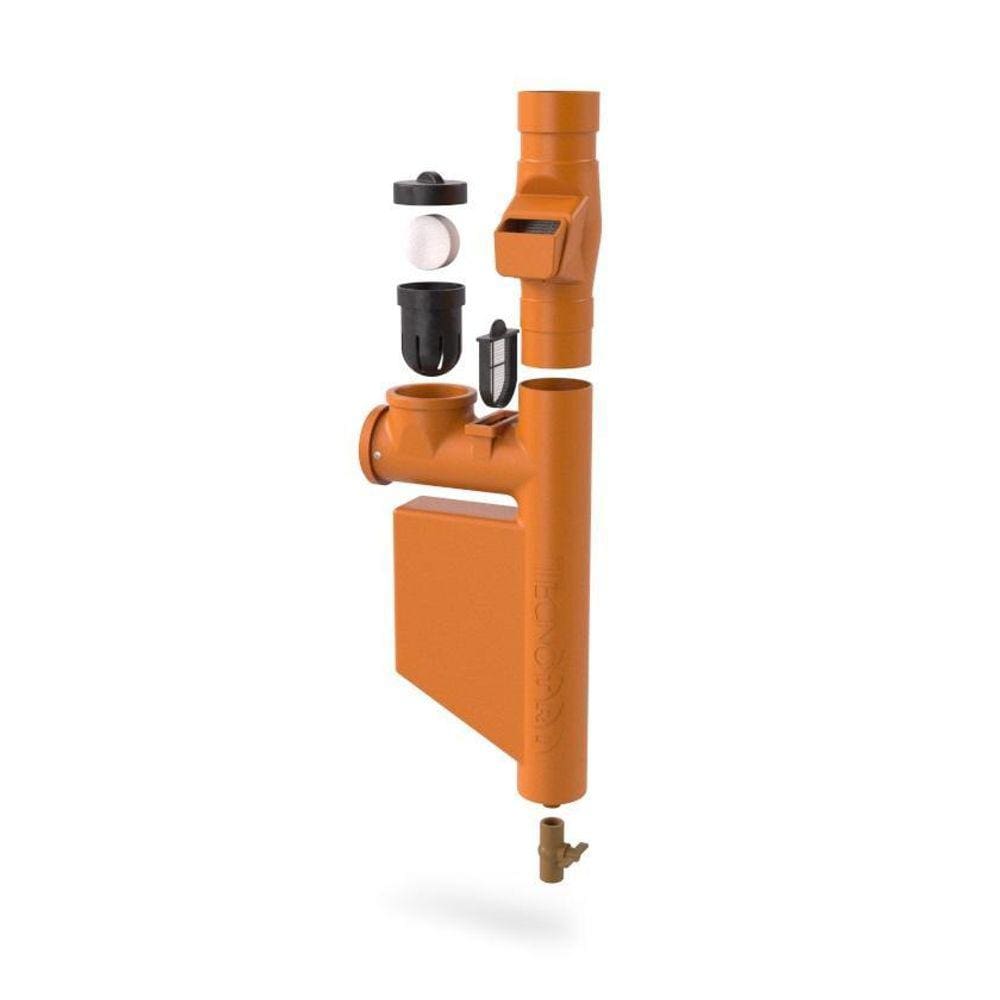 Filtro Para Coleta Água Da Chuva Smart Filtro - Laranja