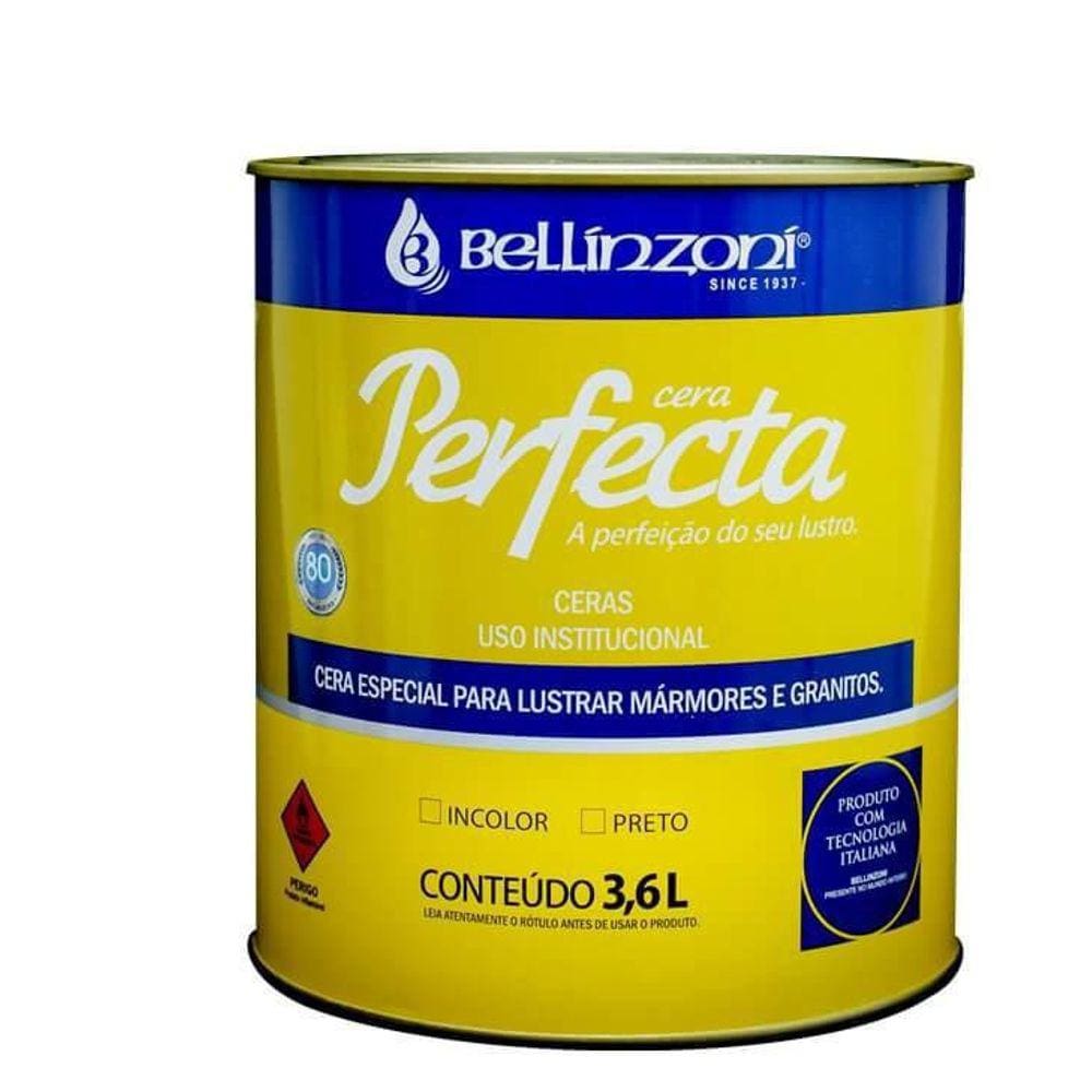 Cera Perfecta Incolor Lustrar Mármores E Granitos 3,6 L