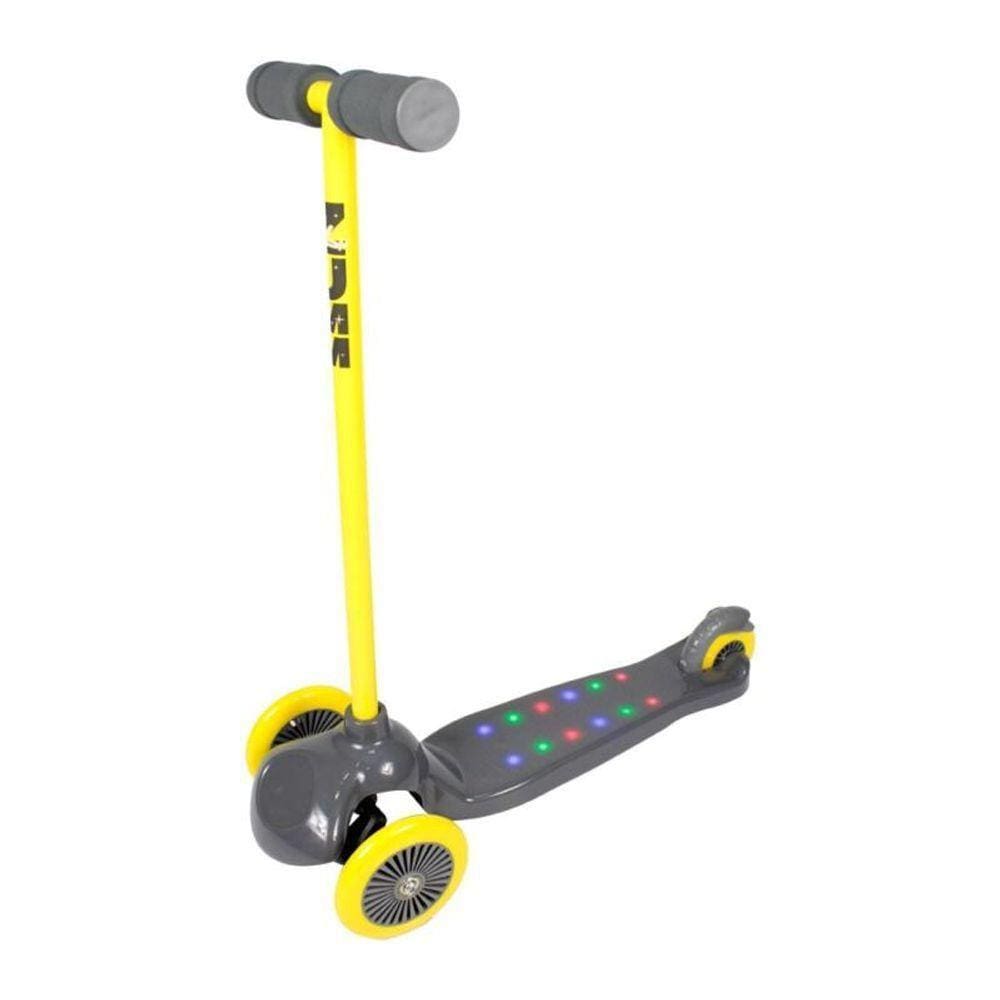 Zumm Patinete 3 Rodas Led Cinza