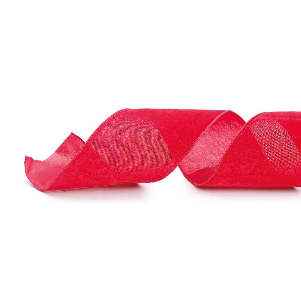 Fita Arama Veludo Vermelho 10x,914 1117083