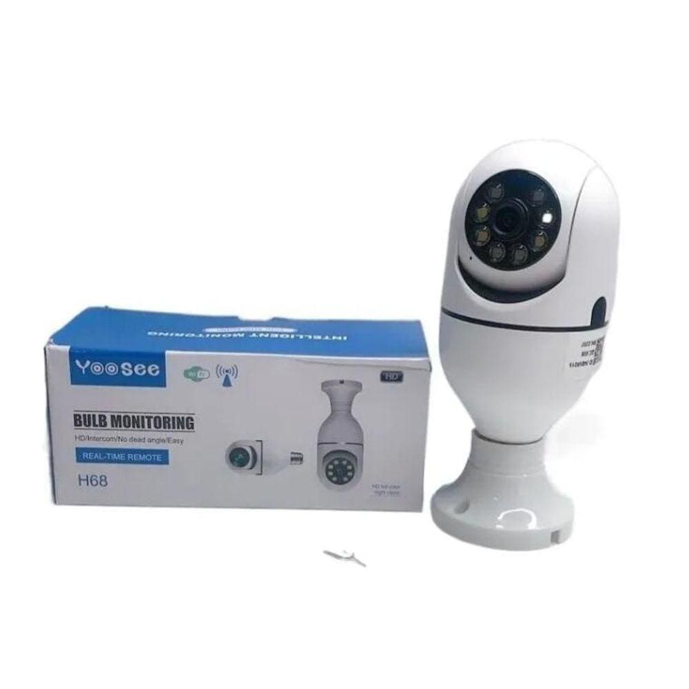Camera Ip Segurança Lampada Yoosee Panoramica Novo
