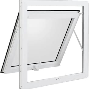 Janela Maxiar De Banheiro Esquadrais Brasil 70X70 Branco