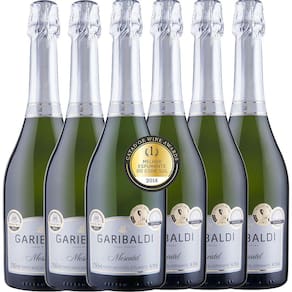 Combo 6 Espumante Moscatel Branco Garibaldi 750 ml