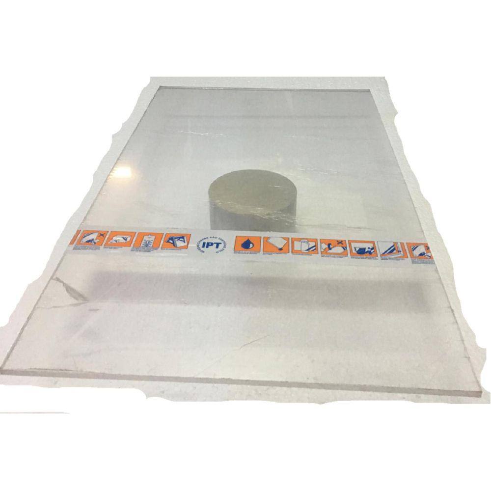 Chapa Acrílica Transparente 1000X1000Mm Espessura De 4,0Mm