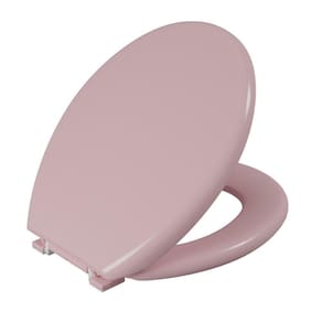 Assento Sanitário Almofadado Oval Astra Rosa