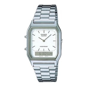 Relógio de Pulso Unissex Analógico Casio Vintage Prata Masculino Digital Feminino Dourado AQ-230