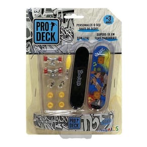 Skate De De Dedo Prodeck Com Acessórios Multilaser