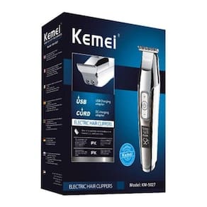 Maquina Cortar Cabelo Kemei Km-5027 Elétrico
