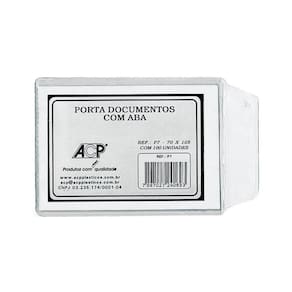 Porta Documentos Com Aba Acp 120X160Mm P-12 C/100