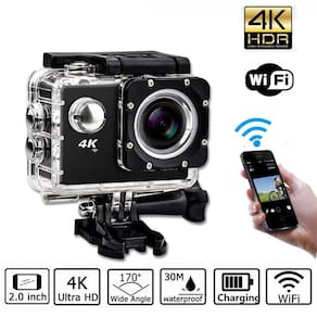 Câmera Go Cam Ultra Pro Full Hd 4K Sport Ação A Prova D`Água