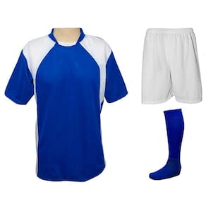 Jogo de Uniforme Completo TRB 20+2 Azul/Branco