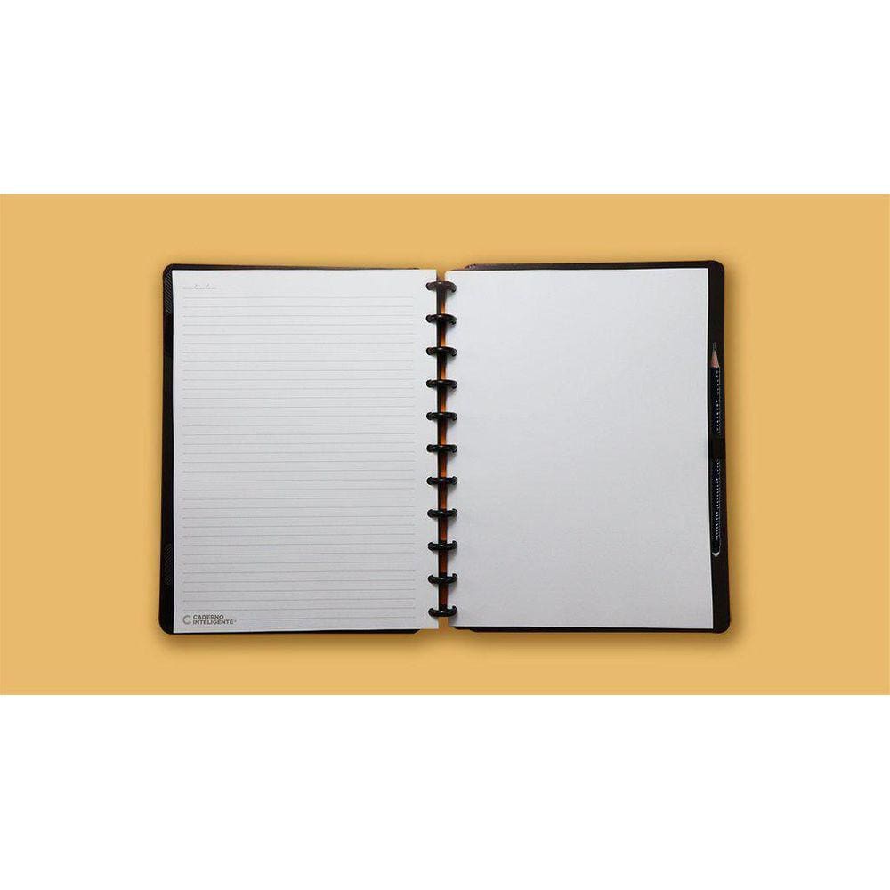 Caderno Basic Black Médio Cimd3090 Caderno Inteligente