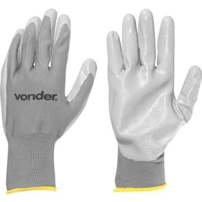 Luva Poliester/Latéx Nitrílico Tamanho 10 Ca35454 - Vonder