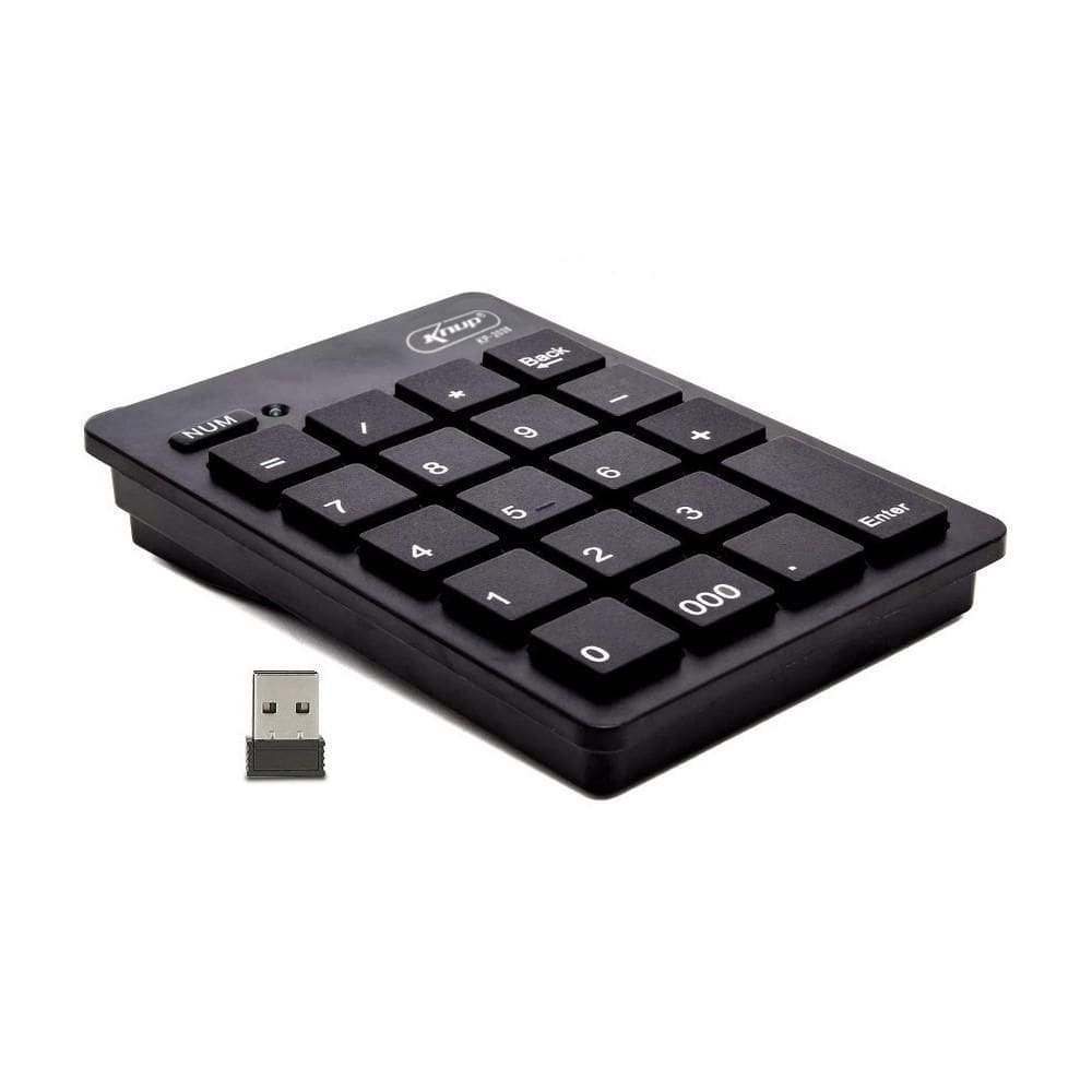 Teclado Numerico Kp-2038 Knup Preto Wireless 2.4