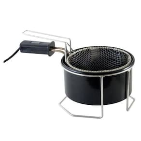 Fritadeira Elétrica Com Óleo Tacho Esmaltado 1 Litro 110