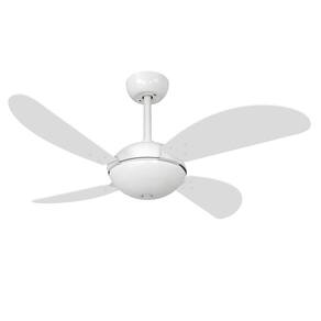 Ventilador De Teto Volare Branco Fosco 4 Pás Branco 110V