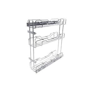 Porta Latas/Óleos Triplo Lateral Inox 3394 Jomer