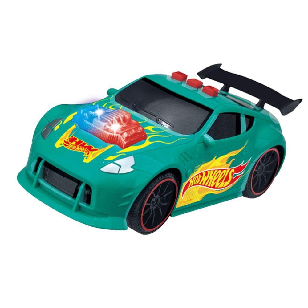 Hot Wheels Carro Super Jet Verde com Luz e Som Multikids - BR1822