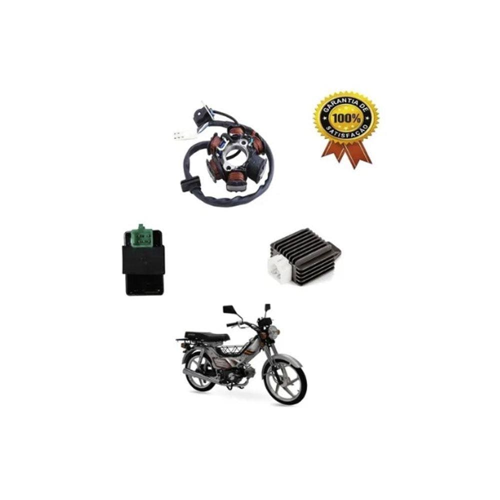 Kit Estator Bobinas Retificador Voltagem Cdi Shineray Xy 50q