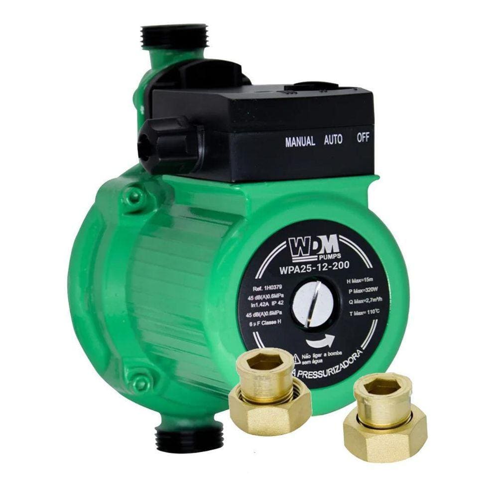 Pressurizador De Água Até 3000 Litros Por Hora 270W Wdm