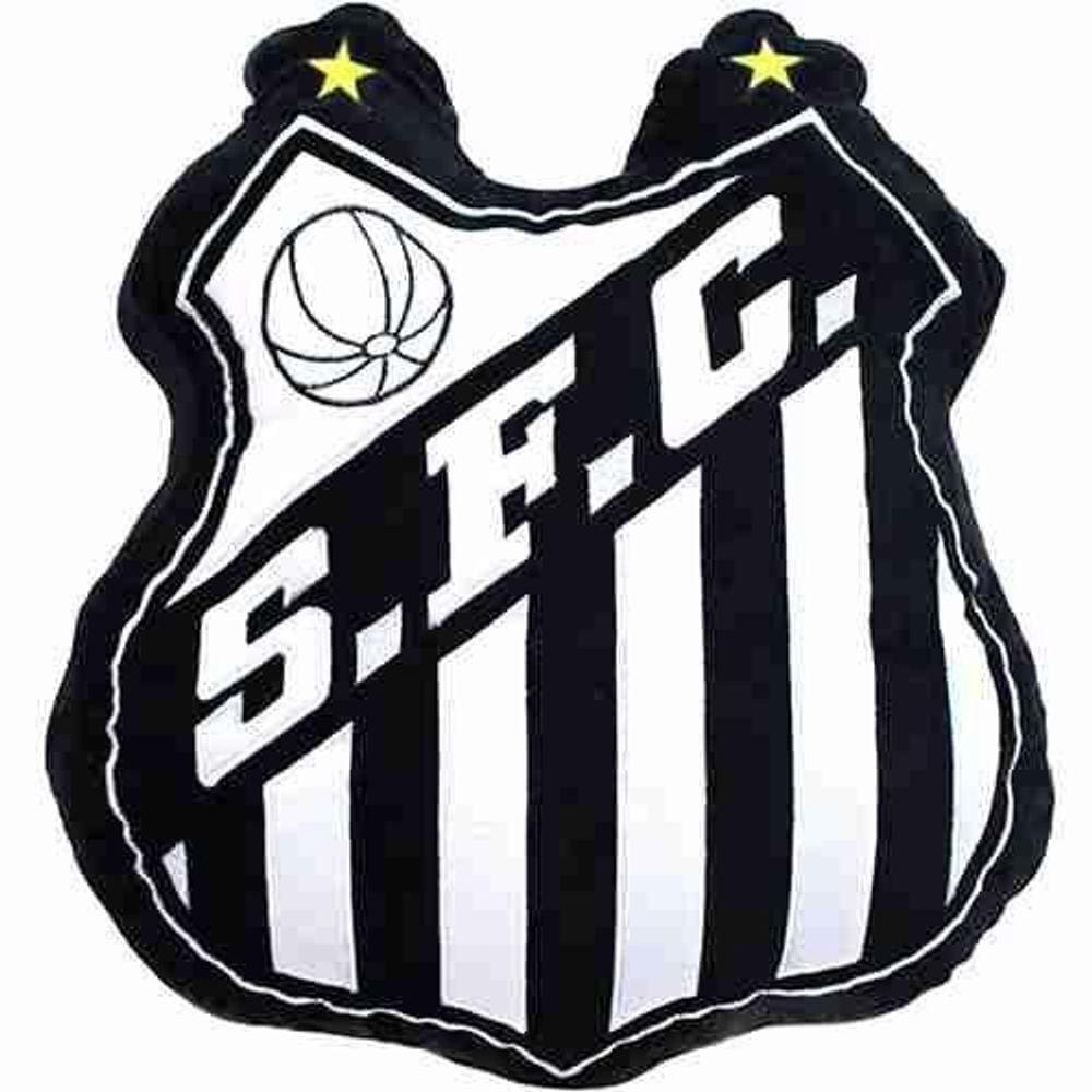 Almofada Brasão Fibra - Santos - 41X37X17Cm