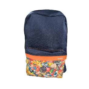 Mochila De Costas Foroni Emoji Azul