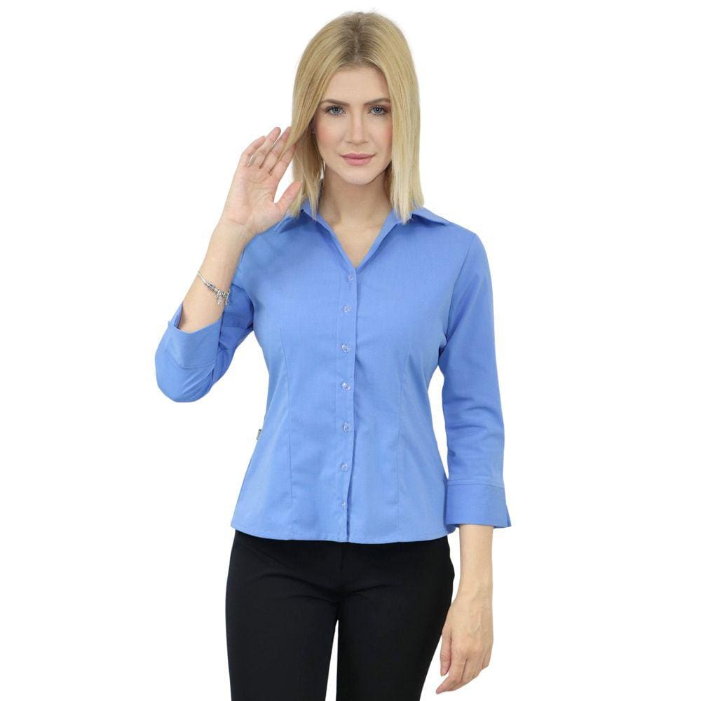 Camisete Camisa Feminina Manga 3/4
