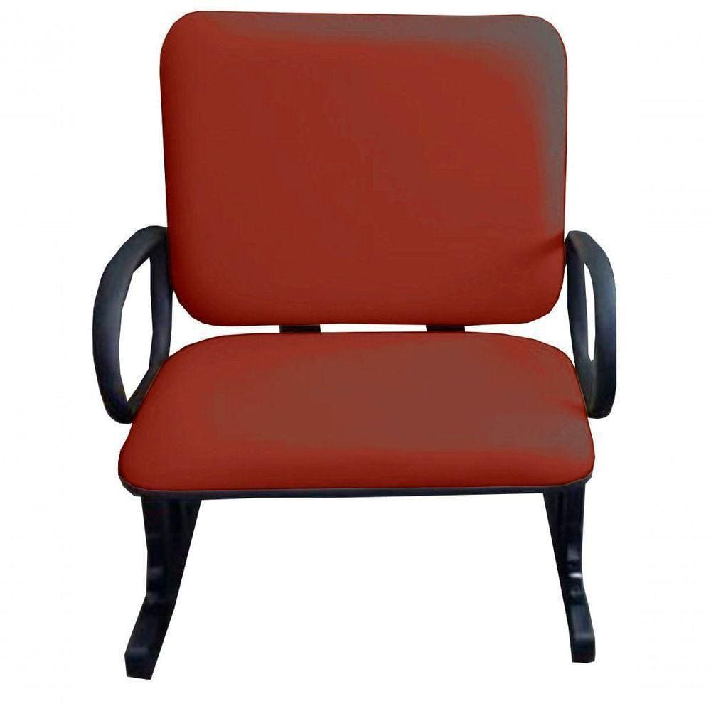 Cadeira Para Escritório Para Obesos Até 250kg Vermelho
