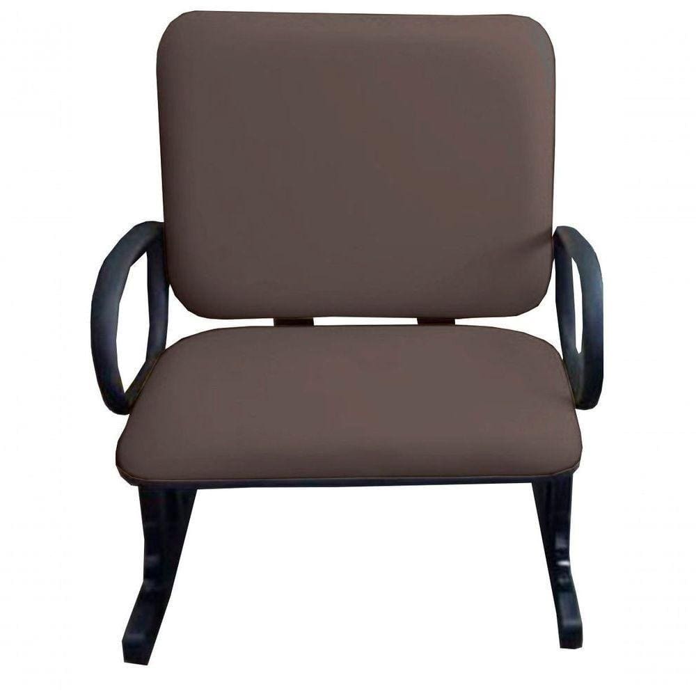 Cadeira Para Escritório Para Obesos Até 250kg Marrom