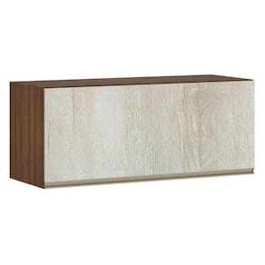 Armário Para Cozinha 90 Cm 1 Porta Dourado Com Crema