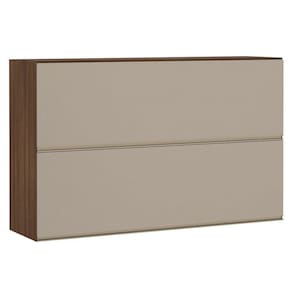 Armário Cozinha Duplo 120 Cm 2 Portas Dourado Com Connect