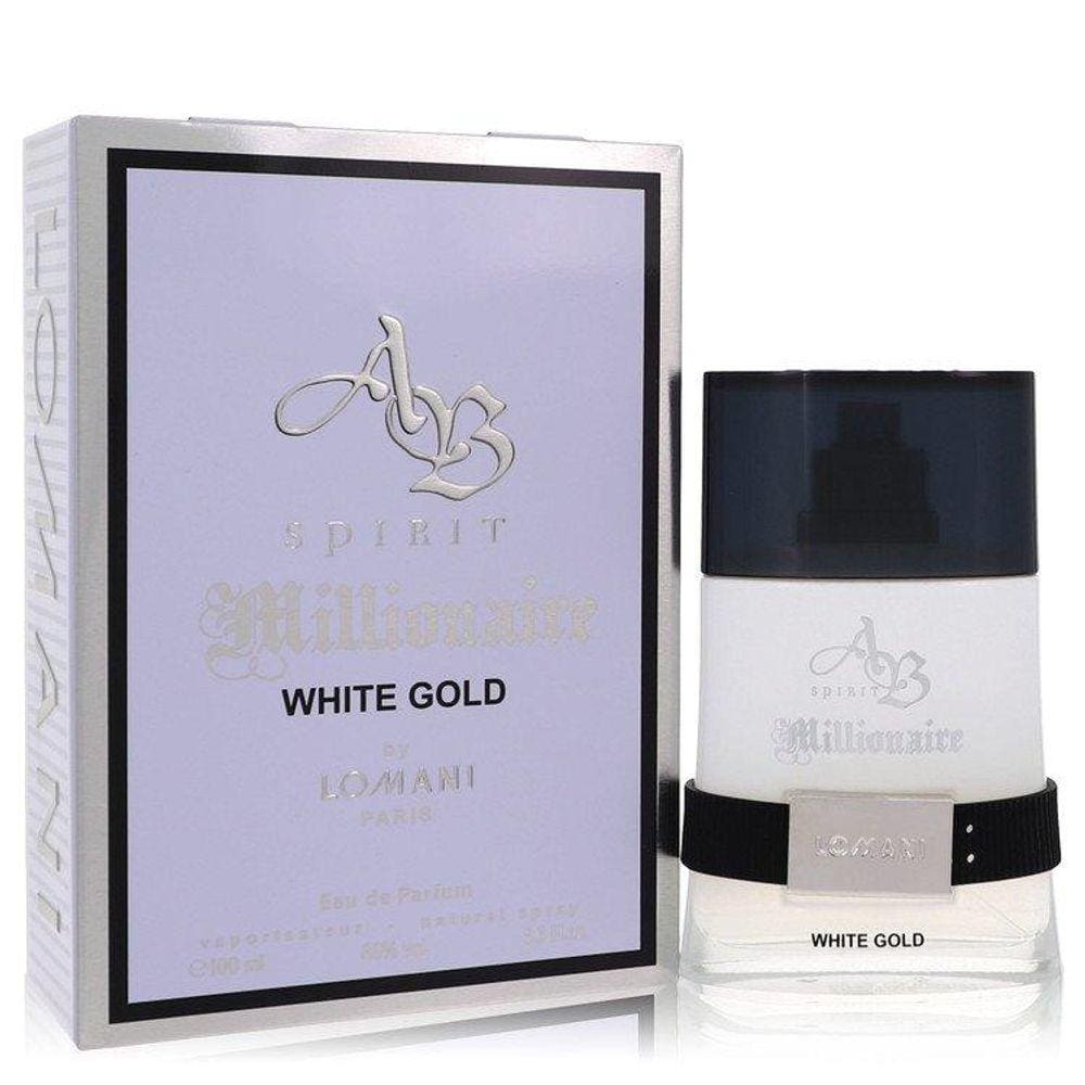 Col. Masculino Ab Spirit Millionaire White Gold Lomani 100 ml Eau De Parfum