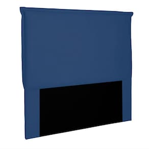 Cabeceira Casal 1,40m Trento Suede Azul Marinho - Gran Belo