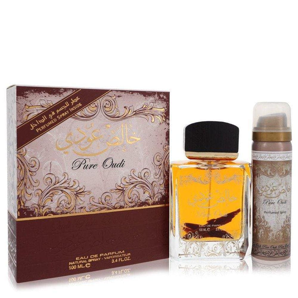 Perfume Feminino Lattafa Pure Oudi Lattafa 100 ml Eau De Parfum Plus 50 ml Desodorante