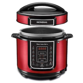 Panela de Pressão Elétrica Mondial Master Cooker Red PE-39